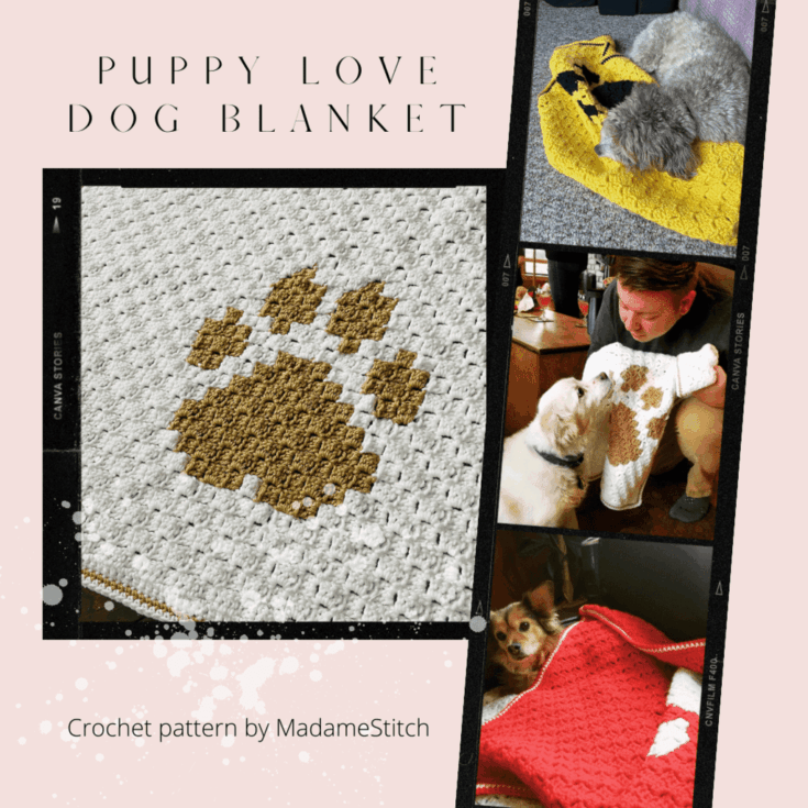 Image for The perfect crochet blanket for every dog lover