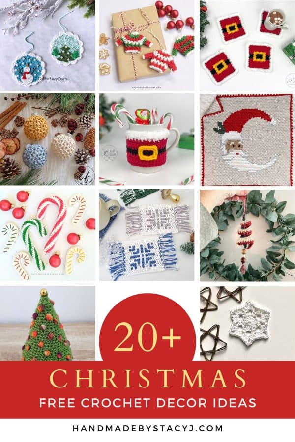 20+ Free Christmas Decor Crochet Patterns