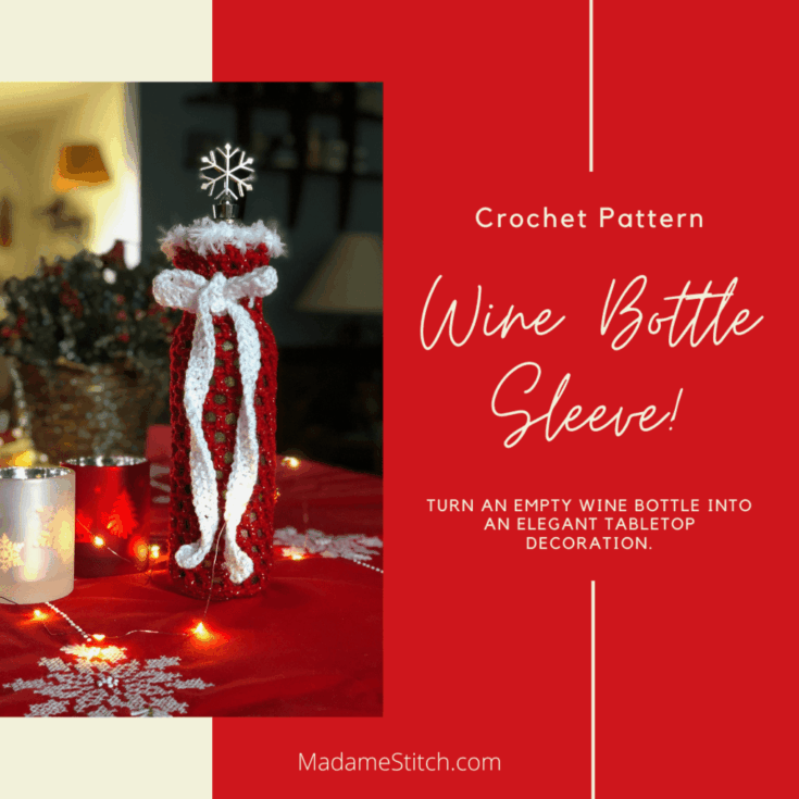 Image for Christmas Wine Bottle Sleeve