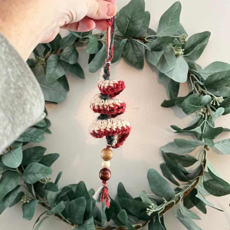 Image for Crochet Christmas Ornament - Twisty Tree