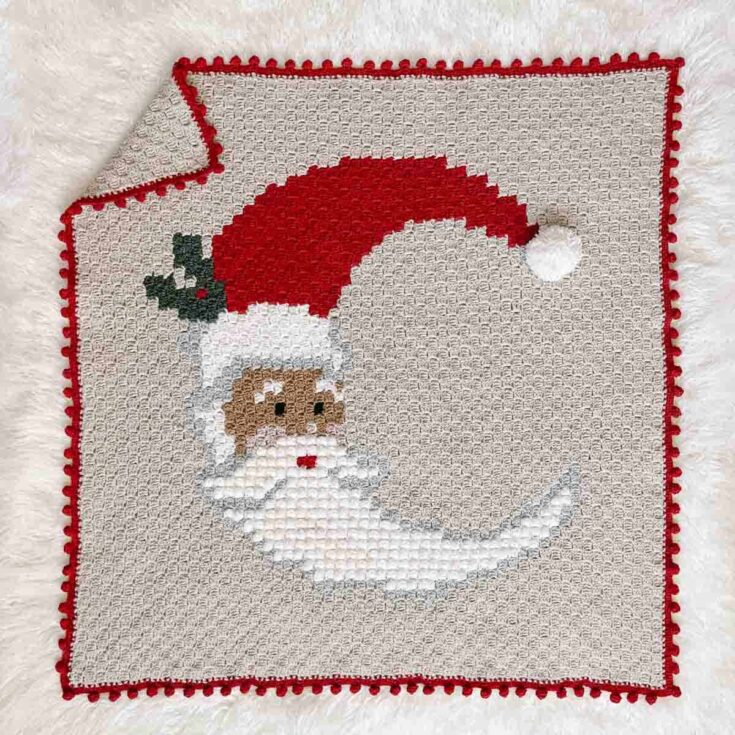 Image for C2C Crochet Santa Blanket - Free Pattern